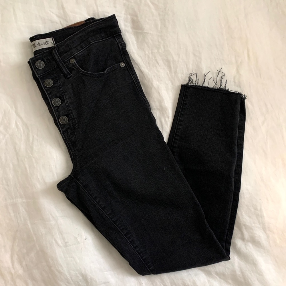 Madewell 9" Mid-Rise Skinny Jeans Berkeley Black